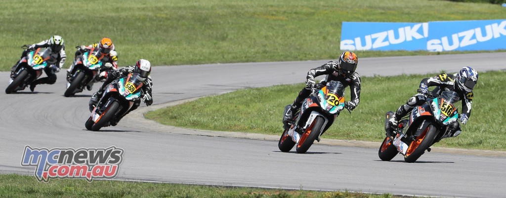 Anthony Mazziotto III (516) won the KTM RC Cup race over Ashton Yates (120). Photography by Brian J. Nelson.