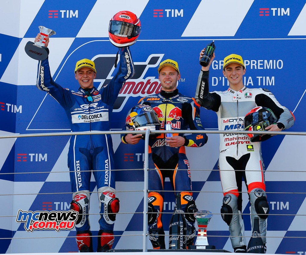 MotoGP Mugello 2016 - Podium - Moto3