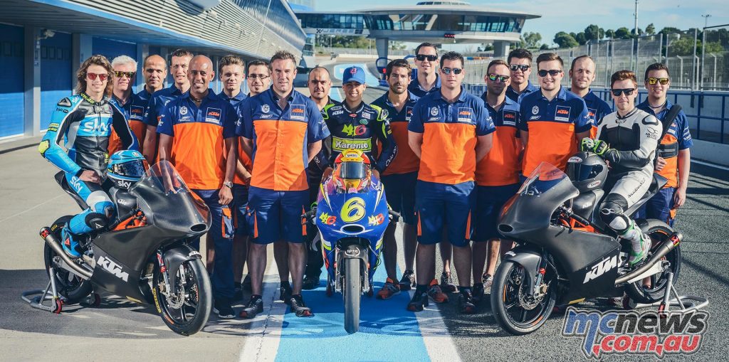 KTM Moto3 Test Team Jerez June 2016