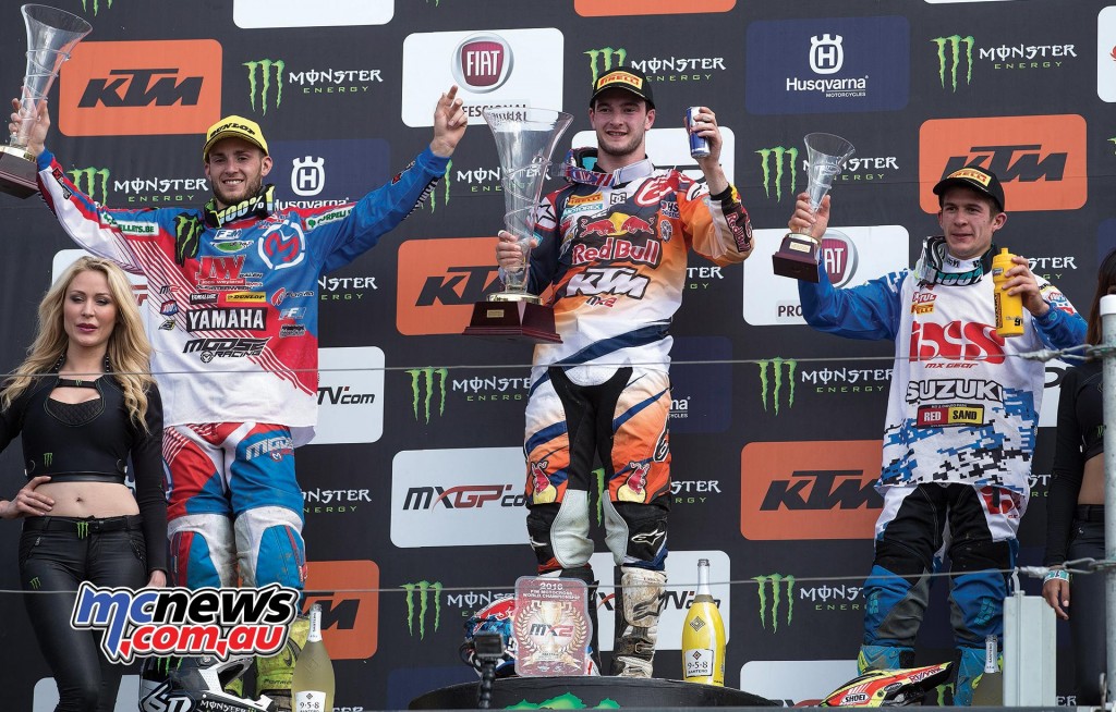 MXGP - 2016 - Saint Jean D'Angely - MX2 Podium