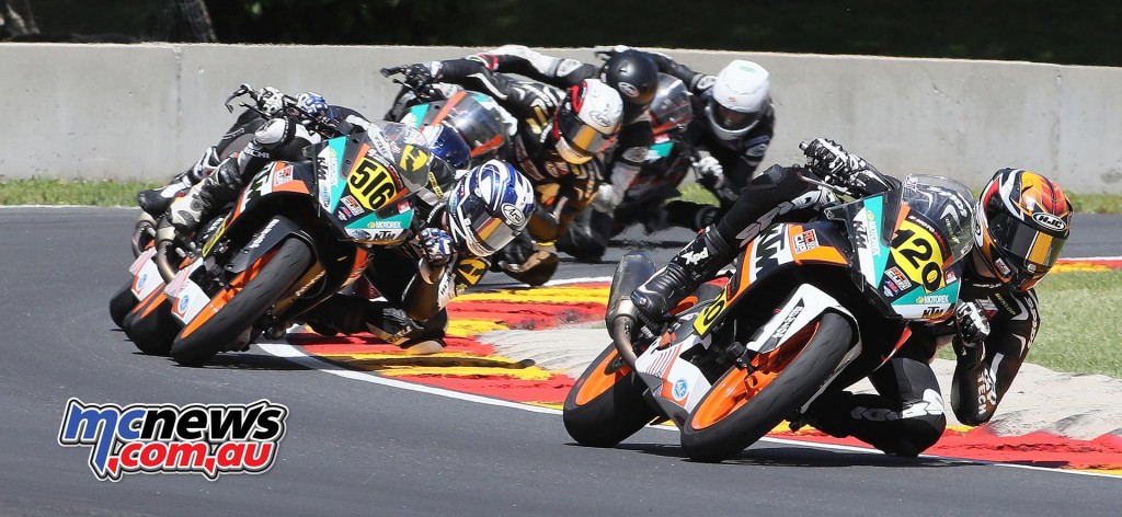 Ashton Yates (120) was another first-time winner at Road America, the young Georgian winning the KTM RC Cup final on Sunday.