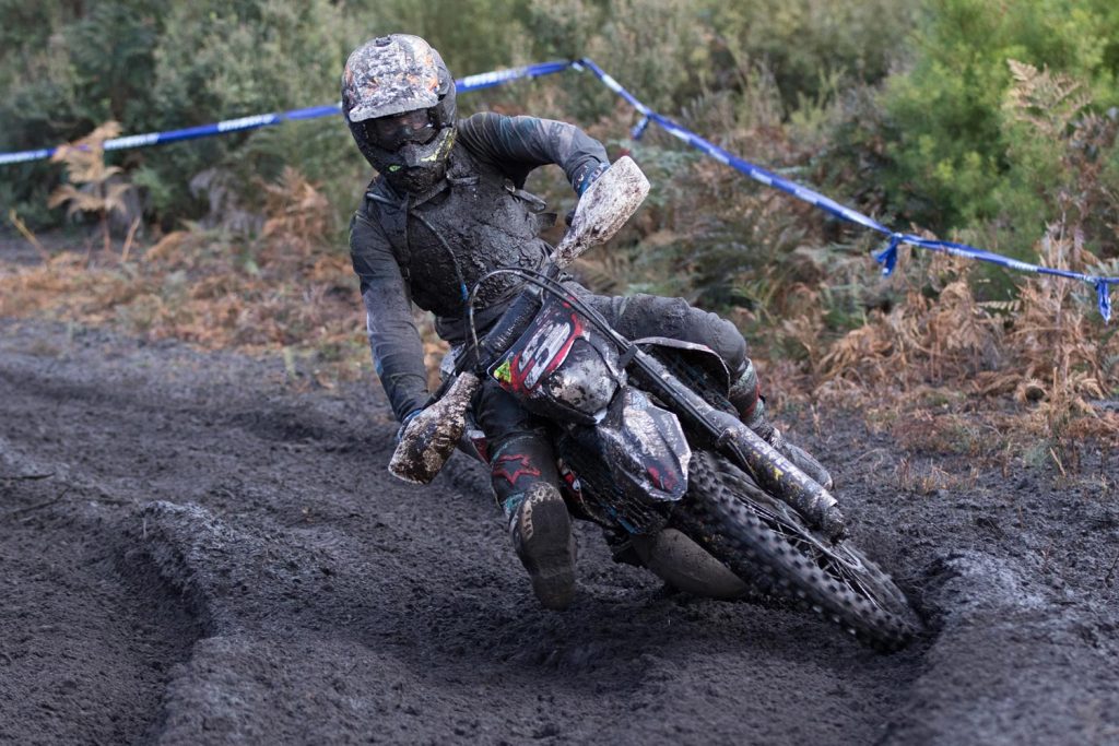 Victorian teenager and Husqvarna Factory Support rider Lyndon Snodgrass excelled in extreme wet conditions, powering his Husqvarna TE 300 to his first podium finish at AORC level at Hedley.