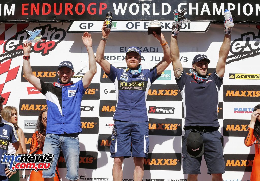 EnduroGP 2016 - Round Six - Spain - E2 Podium