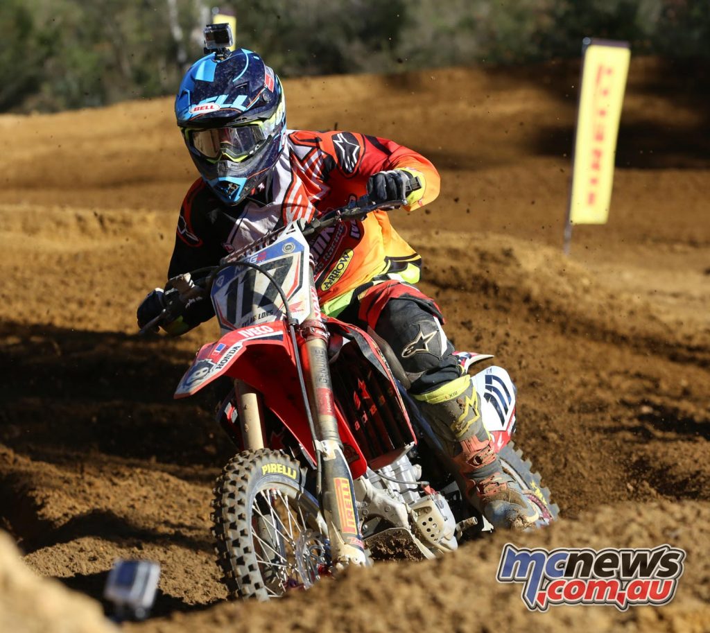 Dylan Long showed impressive form, launching his Honda CRF450 machine to second place in GoPro Superpole with a 1:43.843 lap time