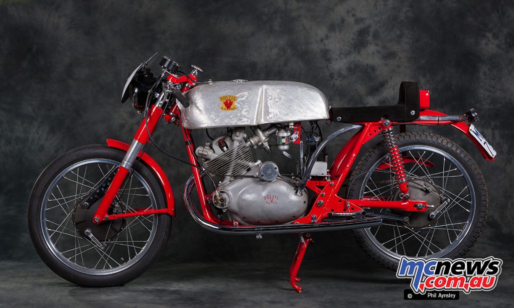 1956 Moto Devil OHV 175cc Formula 3 racer