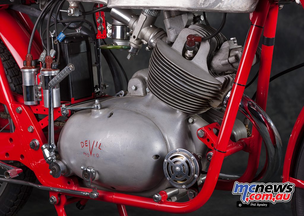 1956 Moto Devil OHV 175cc Formula 3 racer