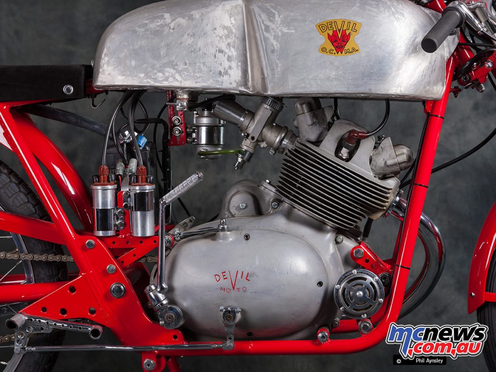 1956 Moto Devil OHV 175cc Formula 3 racer