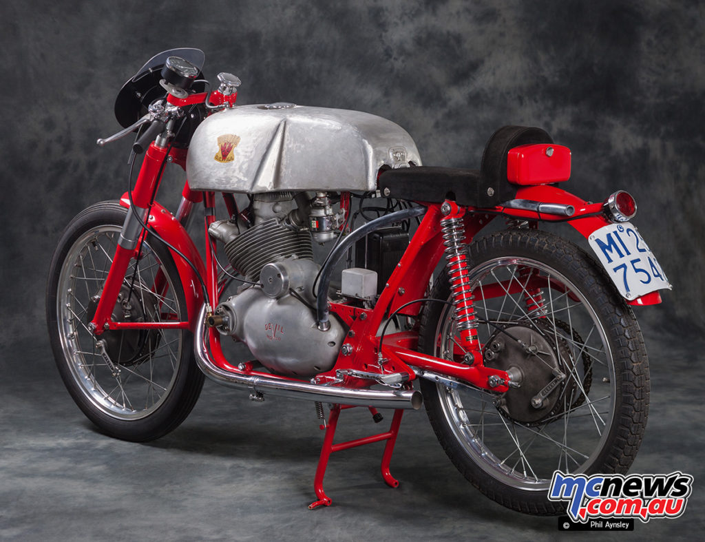 1956 Moto Devil OHV 175cc Formula 3 racer