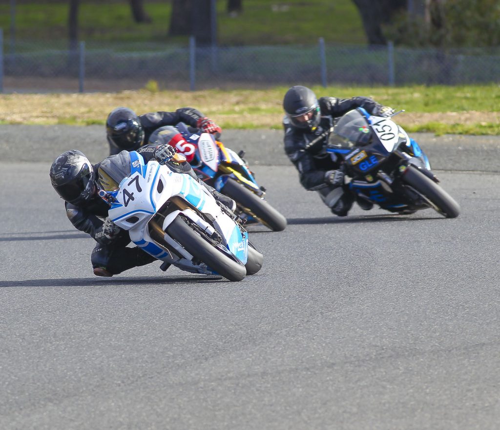 Hartwell Motorcycle Club Championships - Round 5 Broadford 6th & 7th August 2016 - Image by Cameron White - jamie Kennett, Michael McGuire, Luke Croston