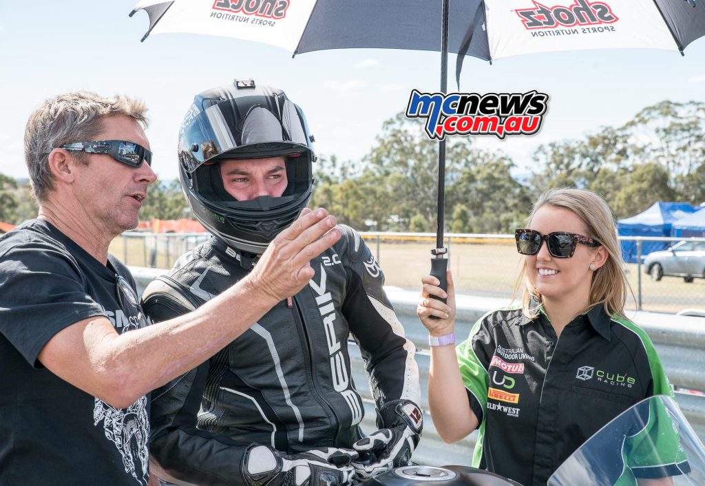 ASBK Morgan Park - Image by Trevor Hedge - Troy Bayliss and Robbie Menzies