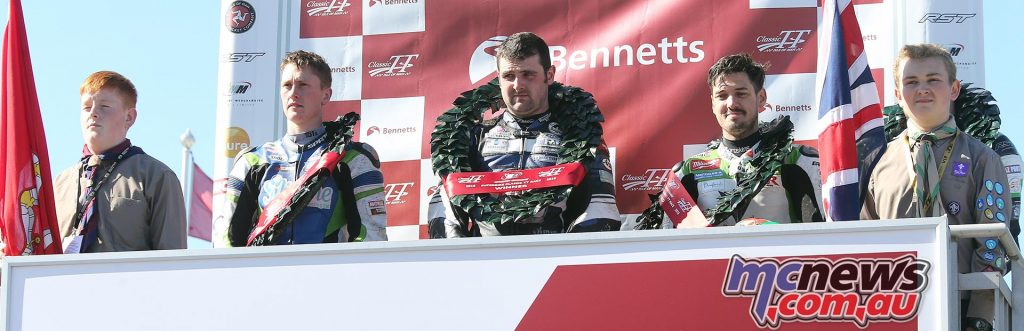 Classic Superbike TT 2016 - Michael Dunlop the victor and after the race both Harrison and Hillier disqualified after failing technical inspections