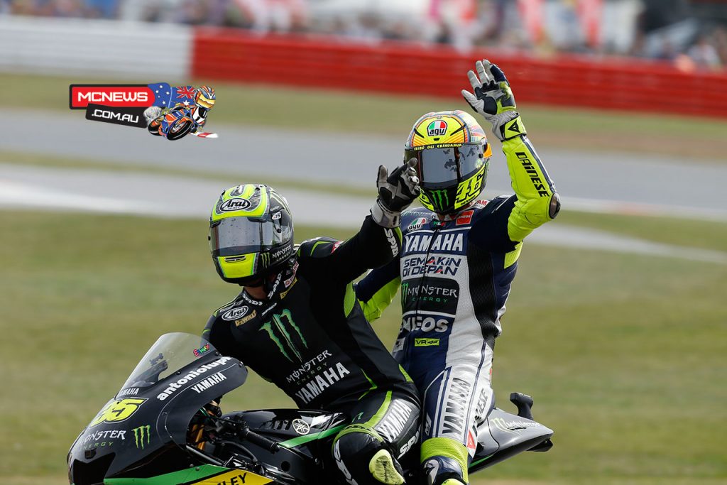 MotoGP 2013 - Silverstone - Image by AJRN - Cal Crutchlow and Valentino Rossi