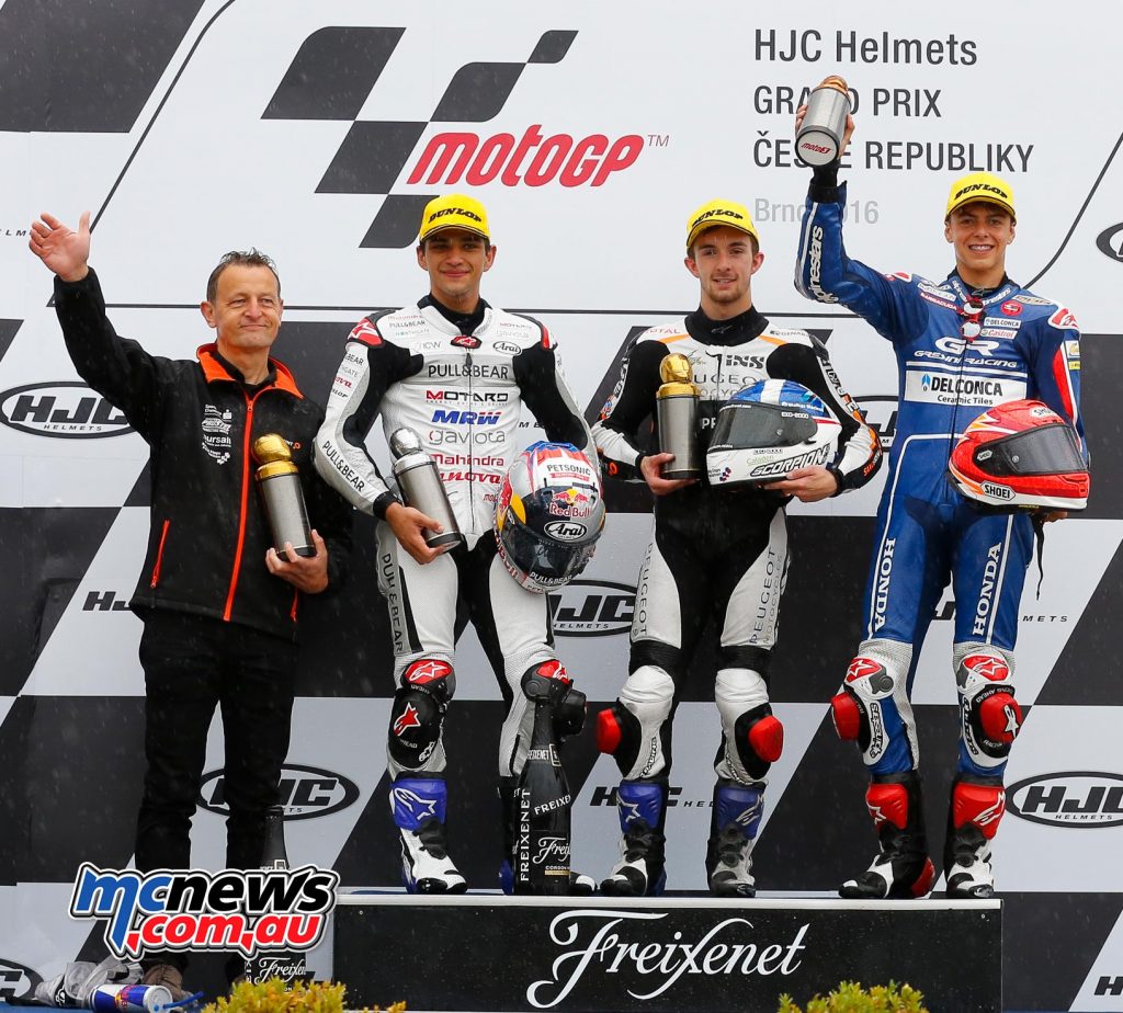 MotoGP 2016 - Round Ten - Brno - Podium - Moto3