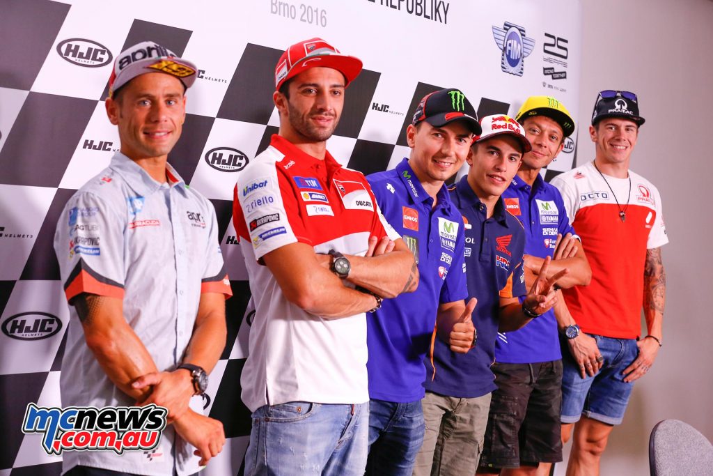 MotoGP Brno 2016 - Pre-event press conference sees discussions center around the points battle after Ducati’s win in Austria