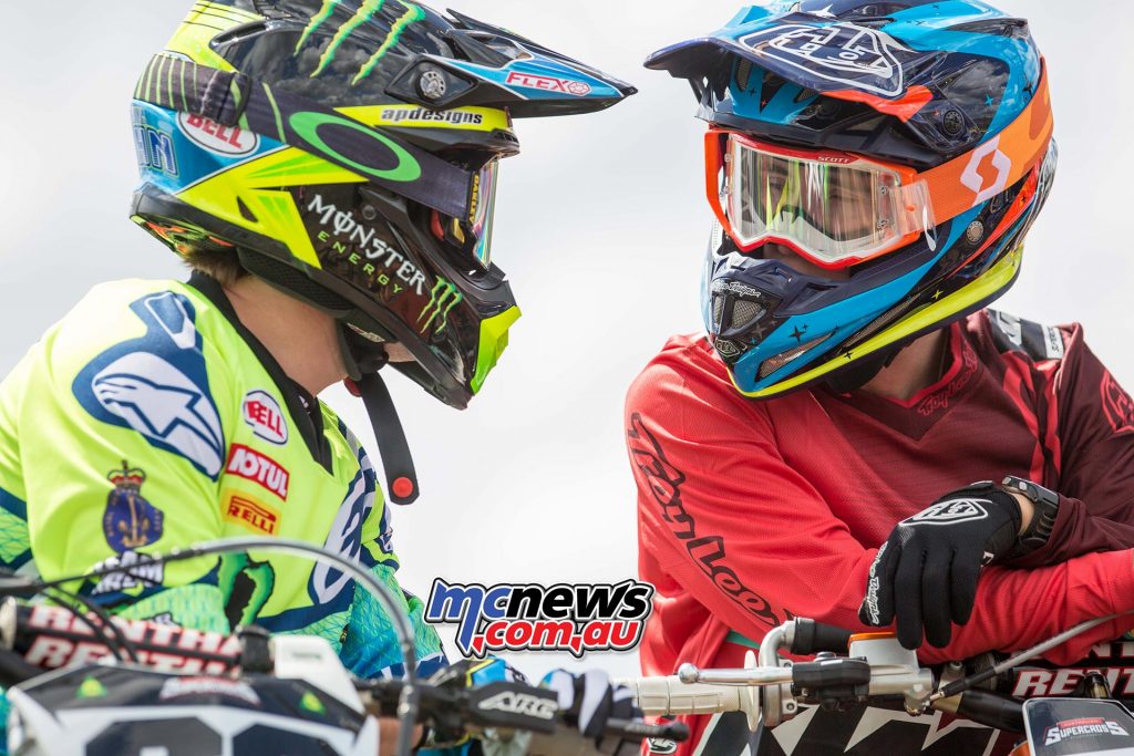 Australian Supercross 2016 - Round One- Image by Marc Jones - Wil Hahn and Kyle Peters