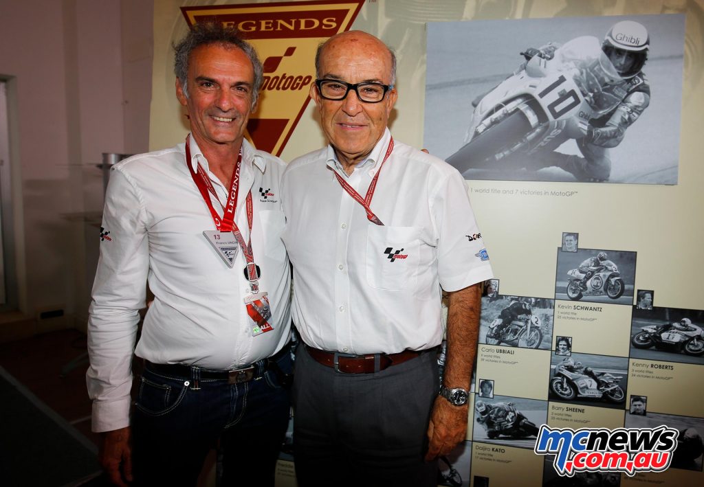 Franco Uncini inducted into the FIM MotoGP™ World Championship Hall of Fame at Misano.