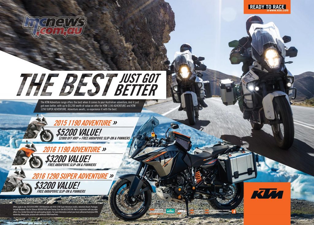 KTM Adventure Range Specials 2016