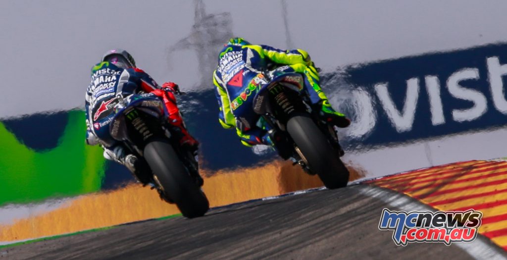 MotoGP 23016 - Rnd 14 - Aragon - Jorge Lorenzo and Valentino Rossi