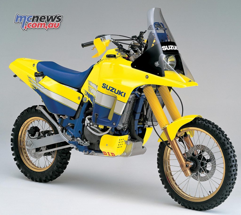 Suzuki DR Big - DR800, the inspiration for the current model's styling.