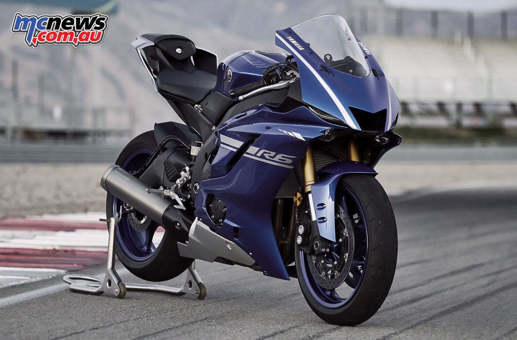 2017 Yamaha YZF-R6, Racing Blu