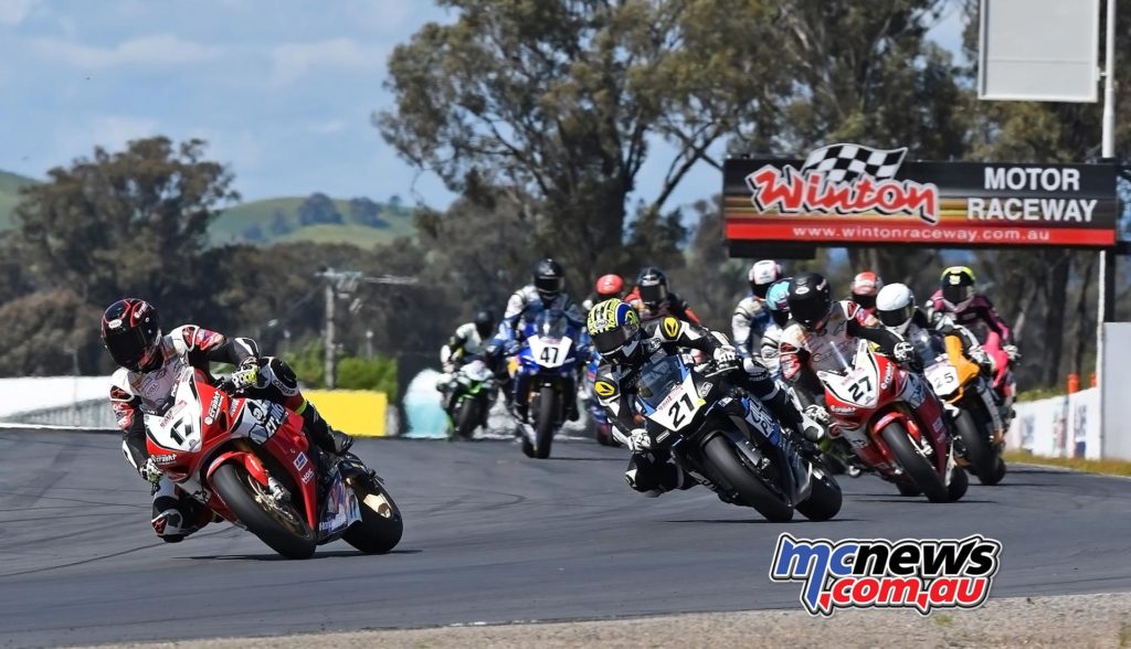 ASBK 2016 - Winton Superbike Race One - Image by Keith Muir