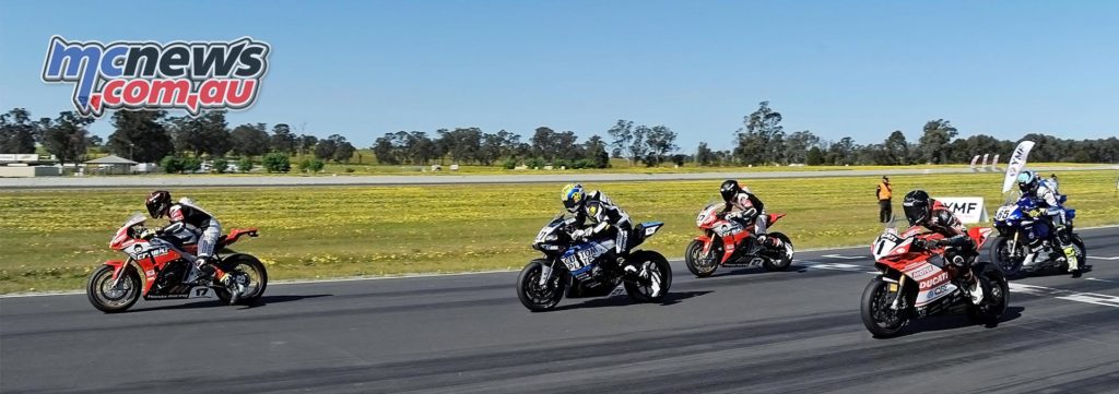 ASBK Race Two Start Winton 2016 - Image by Keith Muir