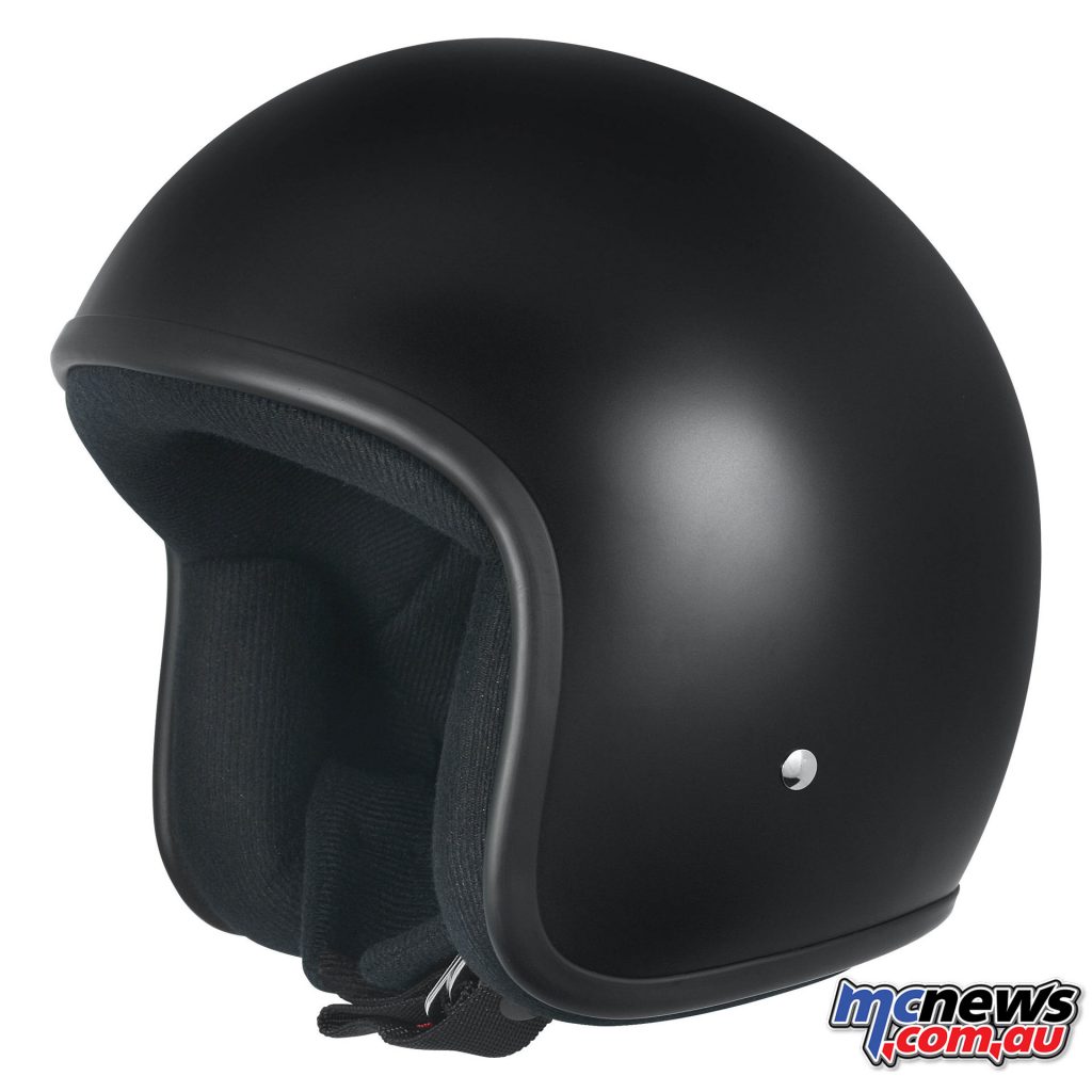 M2R 225 Classic Helmet, Semi-Flat Black