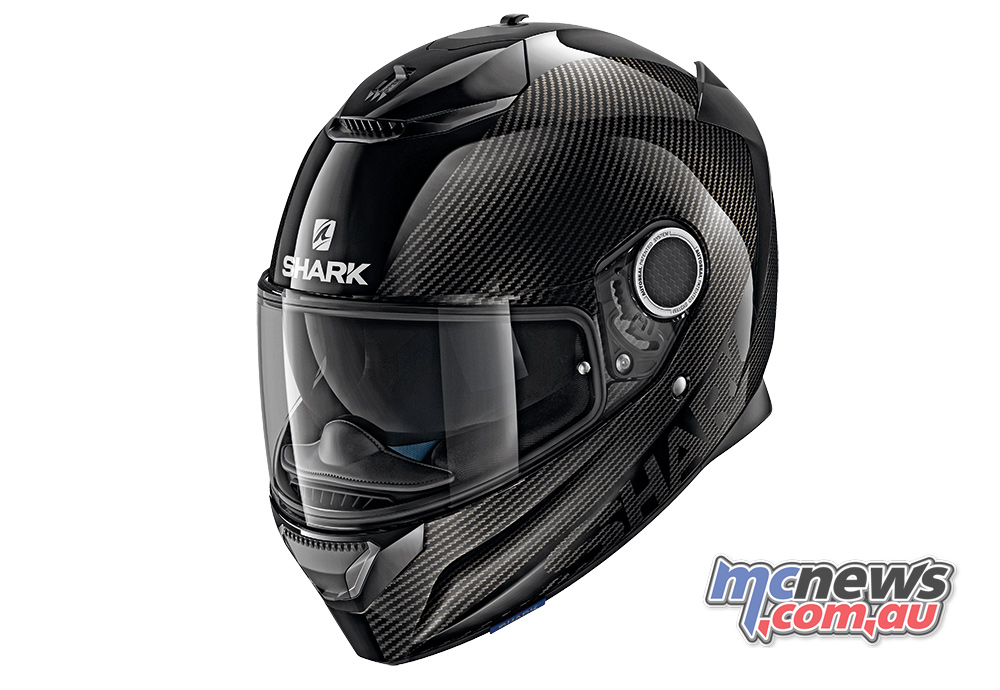 Shark Spartan helmet - Carbon Skin, Carbon Black Anthracite