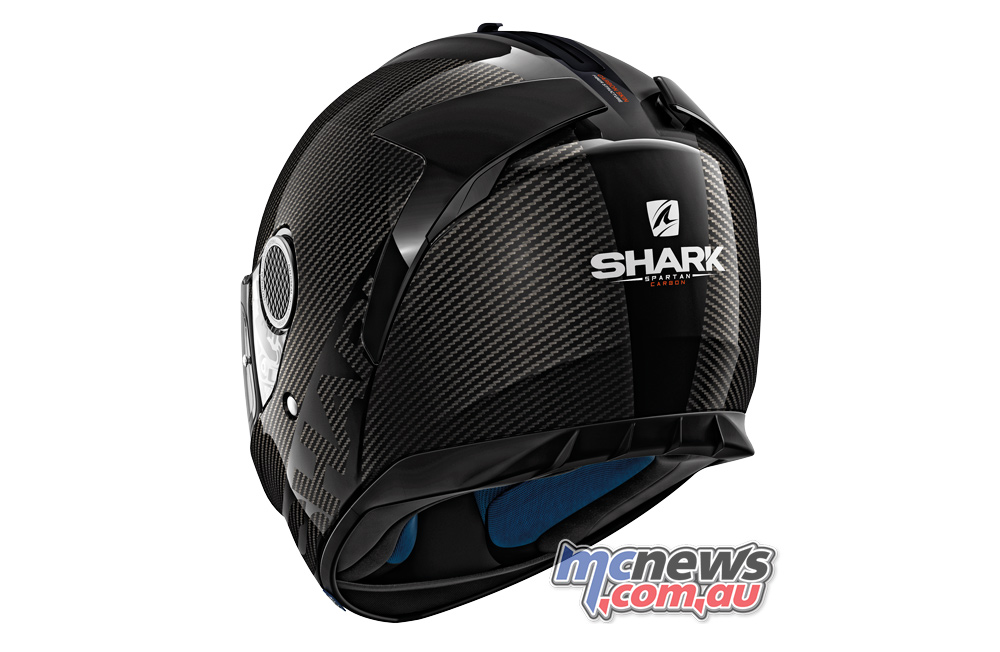 Shark Spartan helmet - Carbon Skin, Carbon Black Anthracite