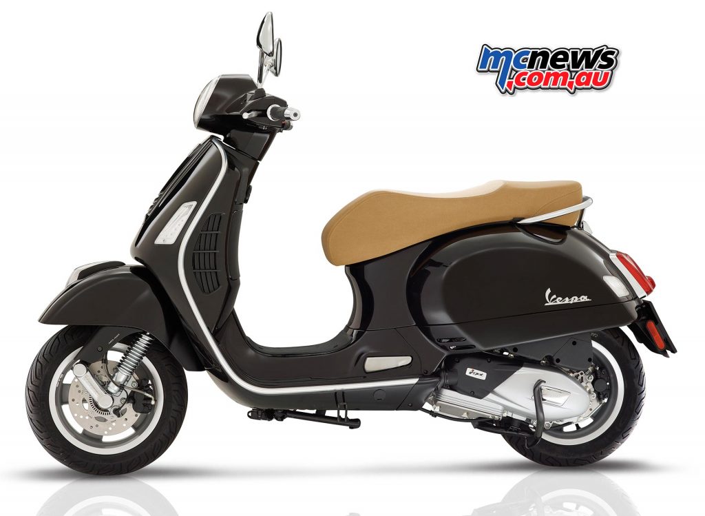 The 2017 Vespa GTS 125 and 150 both feature ABS.
