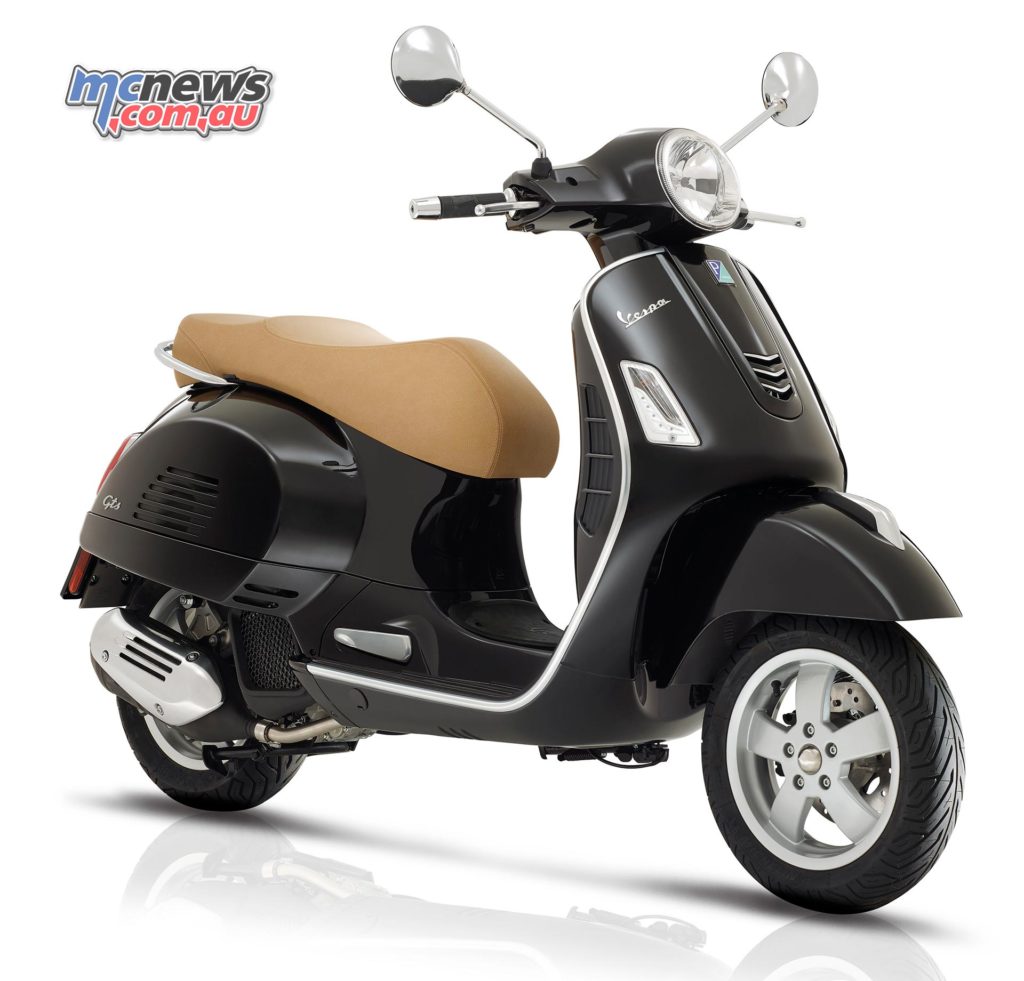 Retaining the iconic Vespa styling, the GTS 125 (pictured) and 150 are now powered by the latest generation i-Get powerplants.