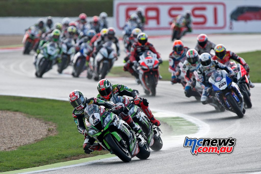 WorldSBK 2016 Magny-Cours Race One - Rea leads Sykes