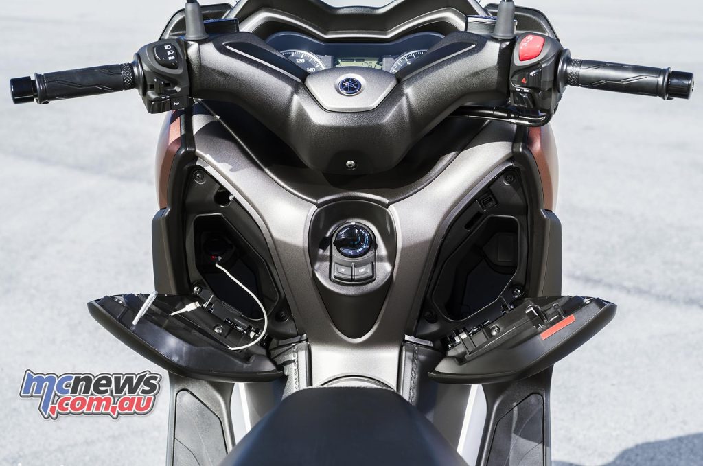 2017 Yamaha X-Max 300, with high-tech central multi function display