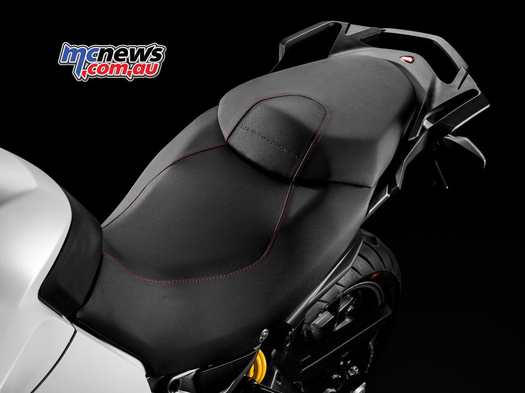 2017 Ducati Multistrada 950 - lower and higher height seats are available as optional accessories