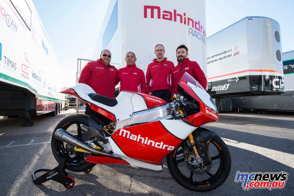 Max Biaggi and the Mahindra Racing Team