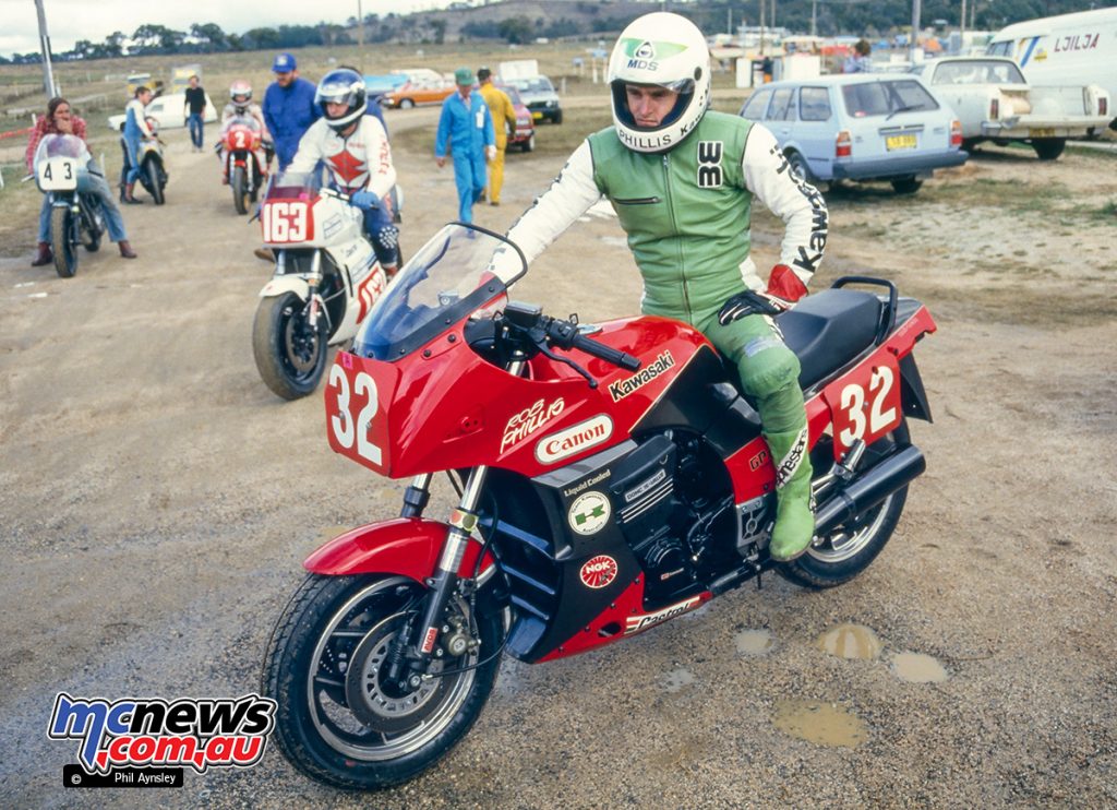 Bathurst 1984 - Robbie Phillis, Kawasaki GPZ900.