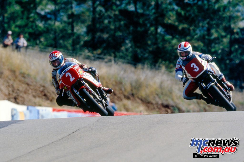 Bathurst 1984 - Roger Freeth/McIntosh Suzuki 1000 and Malcolm Campbell/Honda VF860.