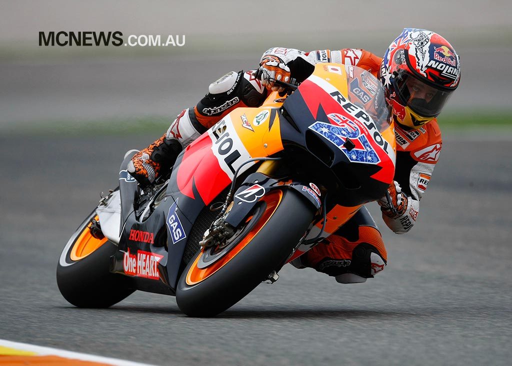 Casey Stoner - Valencia MotoGP 2011 - Image by AJRN