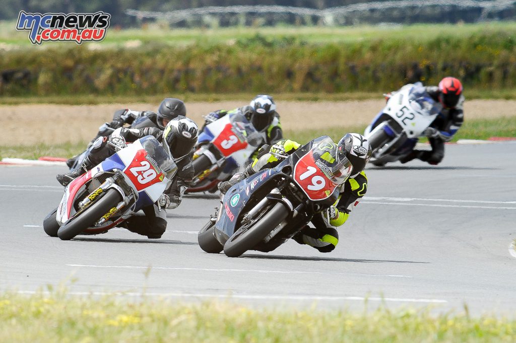 Australian Historic Road Racing Championships 2016 - Image by Colin Rosewarne - Scott Campbell, Mal Campbell and Brett Simmonds