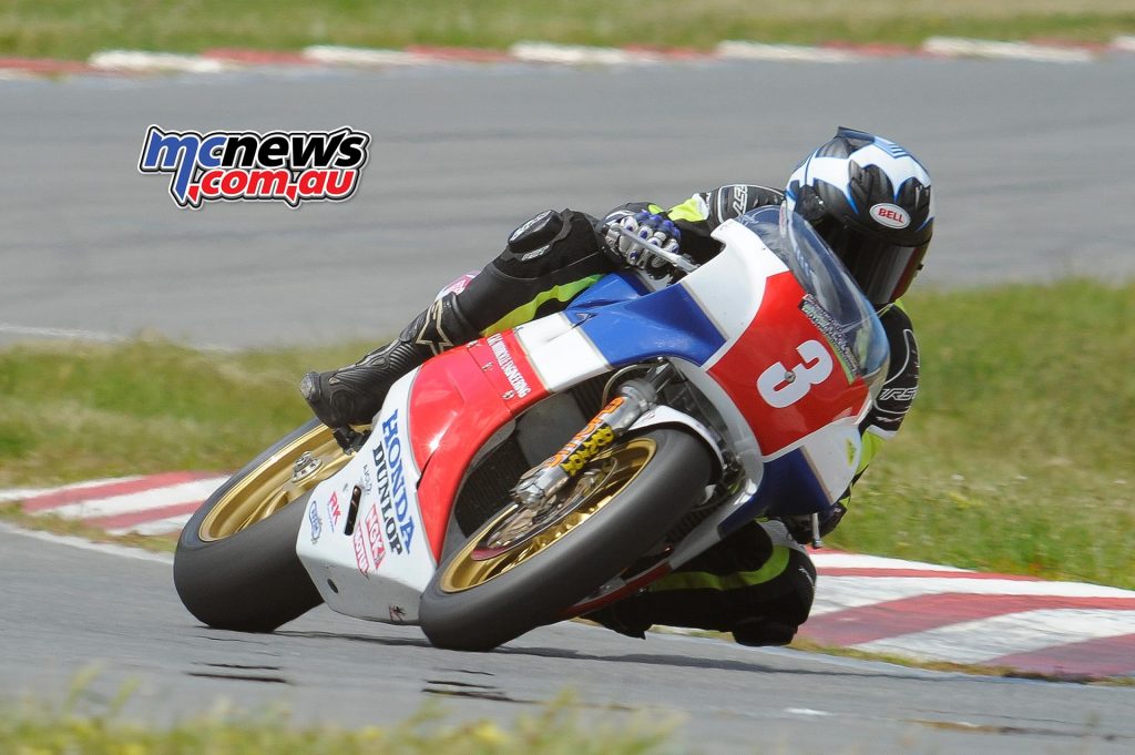 Australian Historic Road Racing Championships 2016 - Image by Colin Rosewarne - Mal Campbell (Honda RC30)