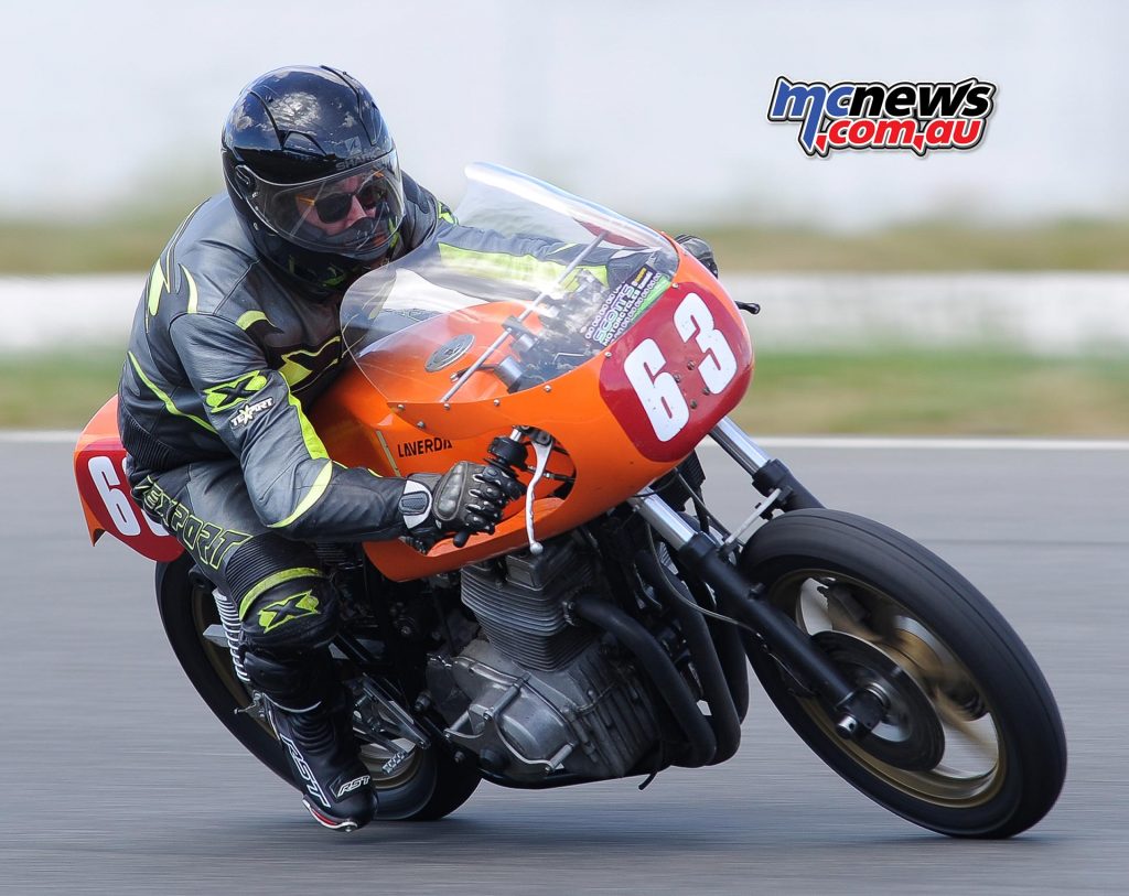 Australian Historic Road Racing Championships 2016 - Image by Colin Rosewarne - Rick Franken (Laverda)