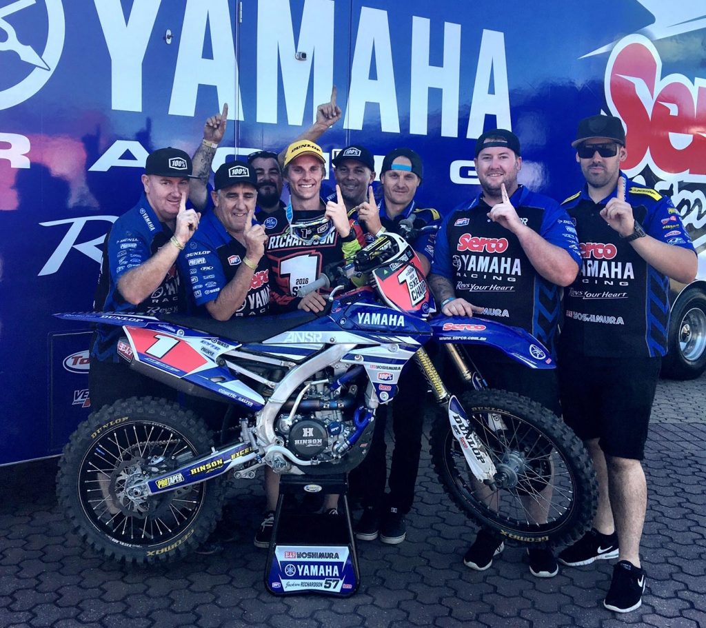 Serco Yamaha took the SX2 supercross crown in 2016