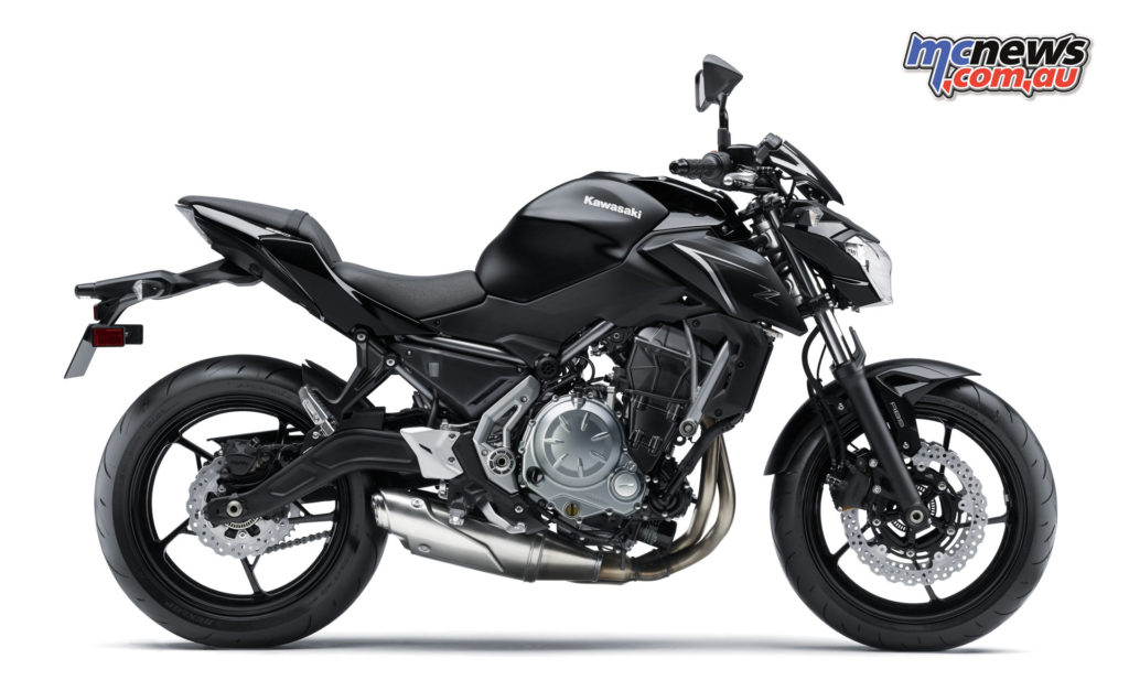 2017 Kawasaki Z650 - Metallic Flat Spark Black / Metallic Spark Black