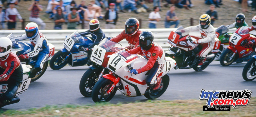 Bathurst 1986 - Hell Corner, first lap of the Arai 500