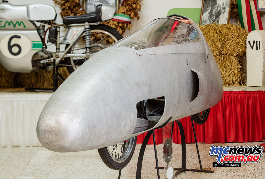 The Museum of Motorcycles and Mopeds DEMM - Siluro streamliner