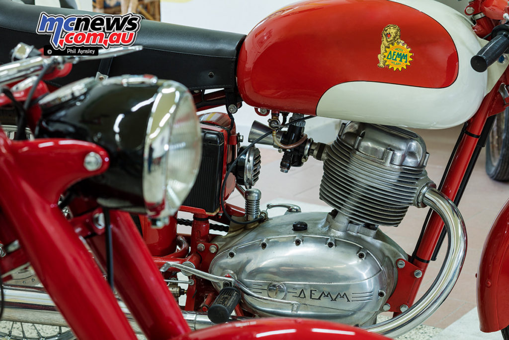 The Museum of Motorcycles and Mopeds DEMM - The 175cc OHC single