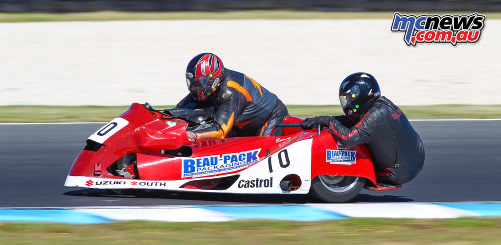 2017 Island Classic - Forgotten Era Sidecars - Ian Gardner/Kevin Burns - Image: Cameron White