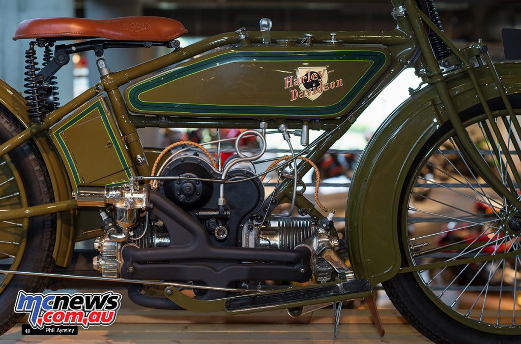 Barber Vintage Motorsport Museum - Early American motorcycles - Harley-Davidson - Image: Phil Aynsley