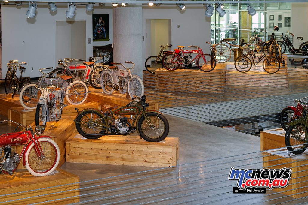 Barber Vintage Motorsport Museum - Early American motorcycles - Image: Phil Aynsley