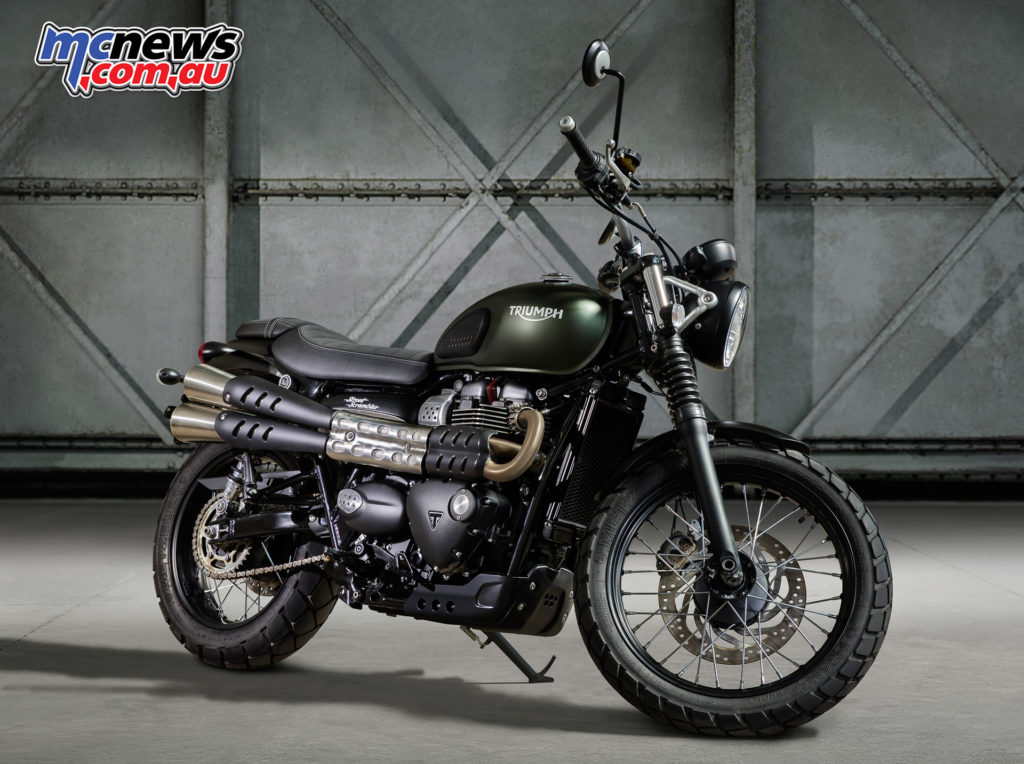 Triumph Bonneville Scrambler - As featured in Jurassic World in the raptor chase scene